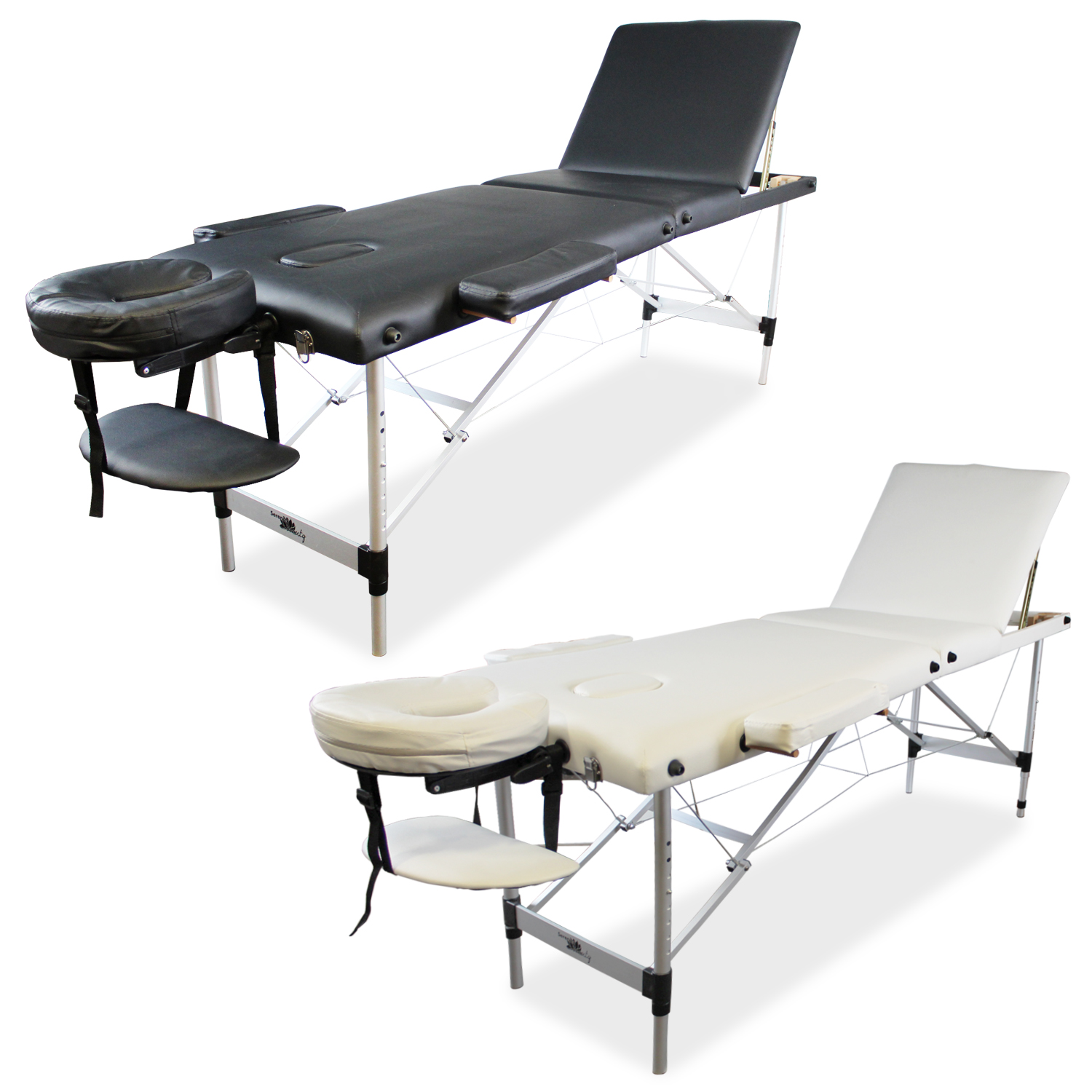 3 Section Aluminium Portable Massage Bed Uk 