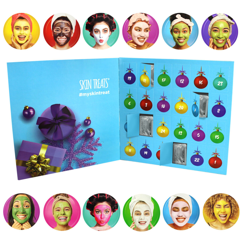 Skin Treats 24 Days of Masking Clay Face Mask Advent Calendar